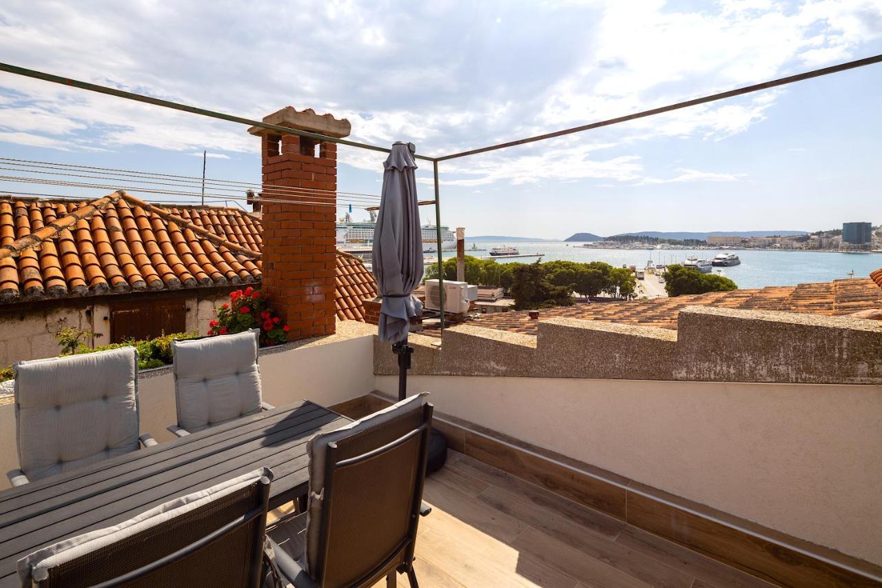 Luxury Apartment Olavia Rooftop Terrace & Seaview Split Exterior foto
