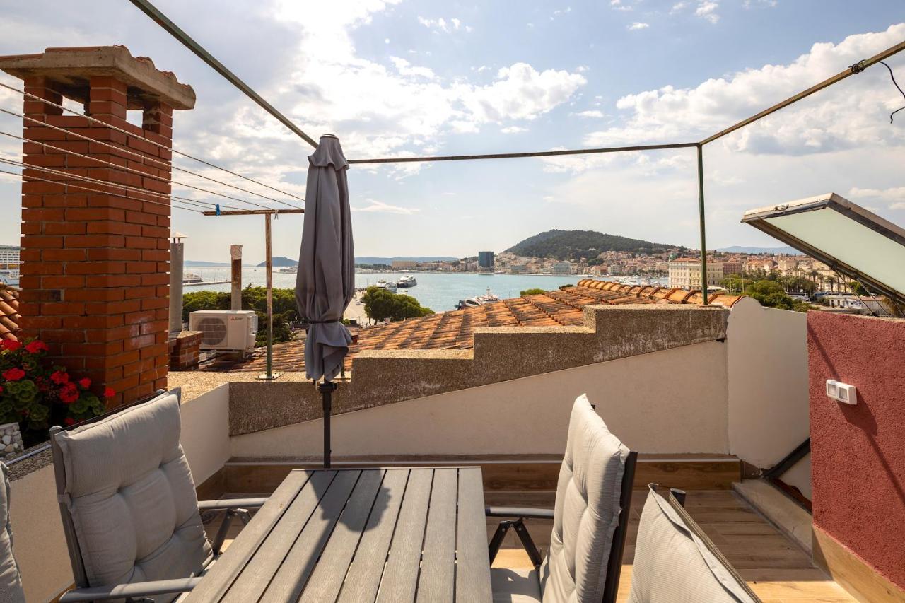 Luxury Apartment Olavia Rooftop Terrace & Seaview Split Exterior foto